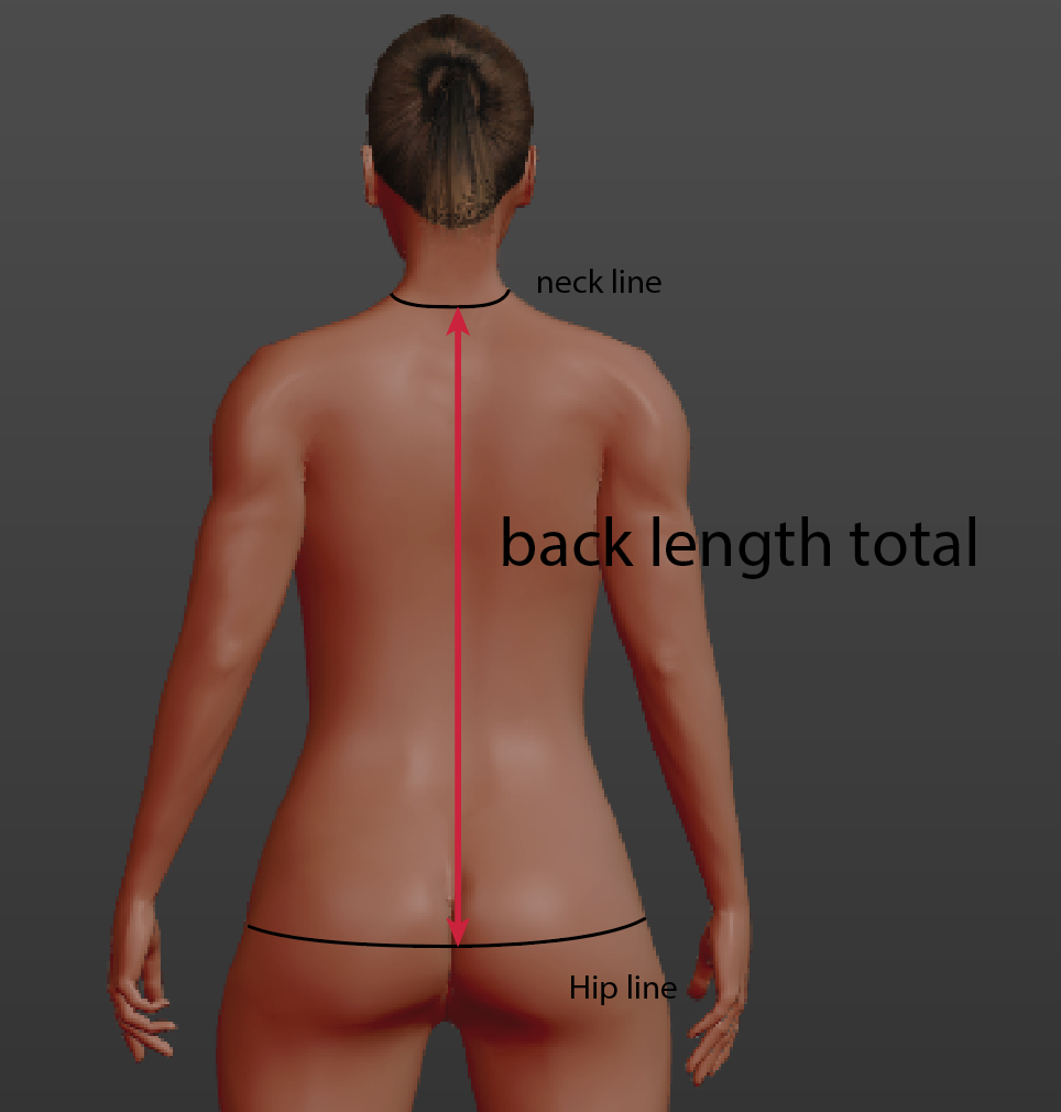 Back length total