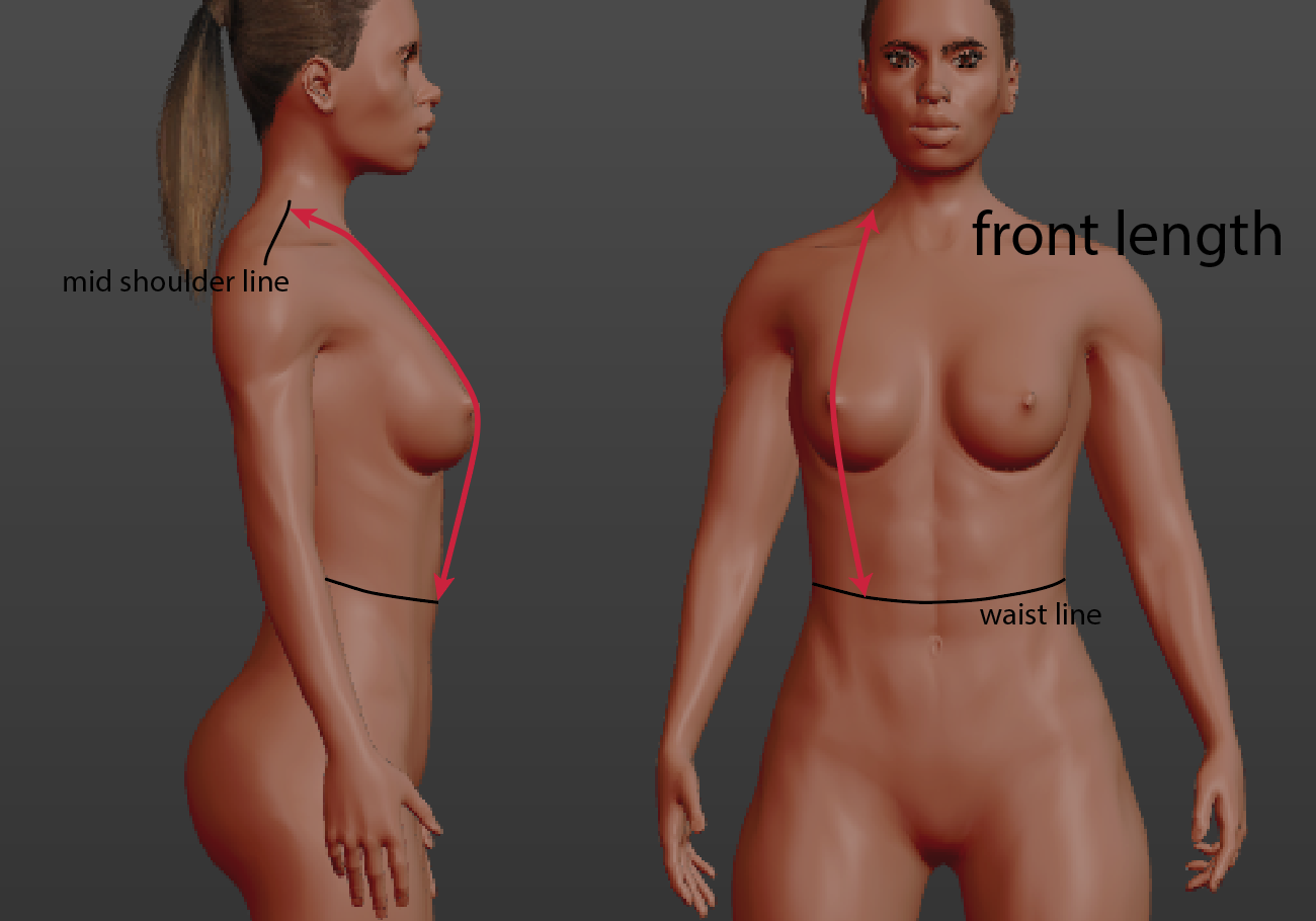 Front length