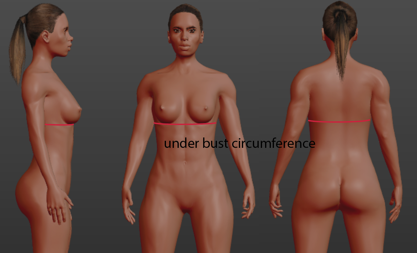 Underbust circumference