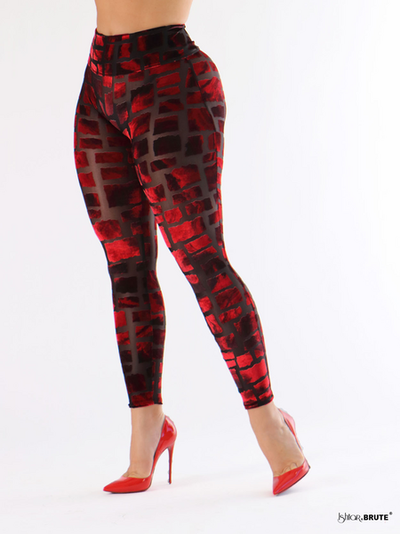 Red Rectangle Ausbrenner Legging - Tailored | Ishtar&Brute