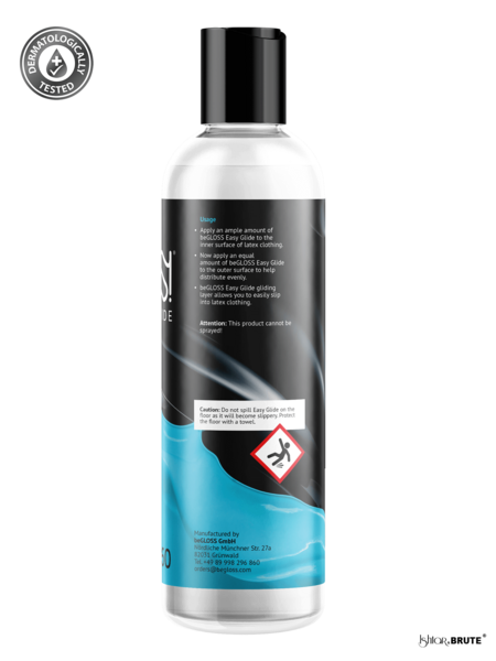 "Latex Dressing Aid beGloss Easy Glide - For Easy, Smooth Latex Wear"