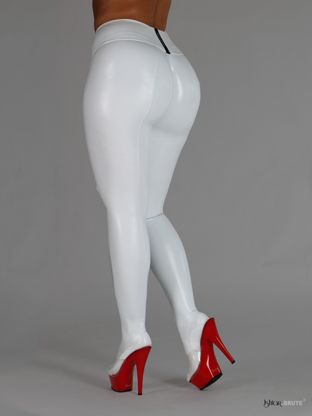 Wearable White Latex Legging - Tailored | Ishtar&Brute