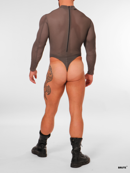 The back view of the Lane bodysuit with the zipper in the back