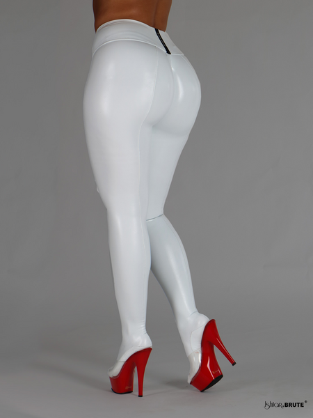 Wearable White Latex Legging - Tailored | Ishtar&Brute