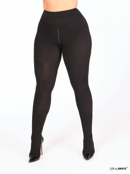 Lexy tights in sheer fabric with a crotch zipper 