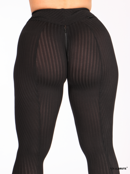 Made to measure tights with crotch zipper